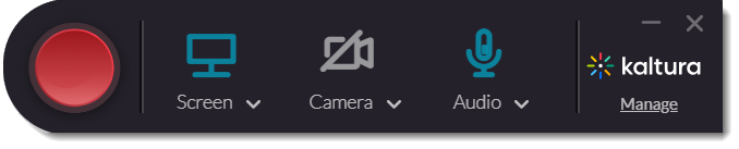 Record Video With Kaltura Capture Regional Campuses